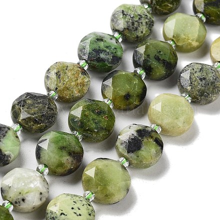 Chapelets de perles en jade/chrysoprase australie naturelle G-NH0004-038-1