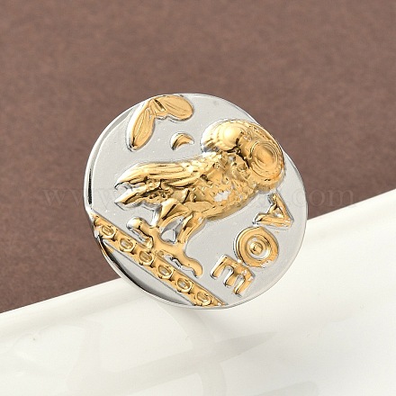 Регулируемые кольца из нержавеющей стали 304 для женщин RJEW-K298-01GP-1