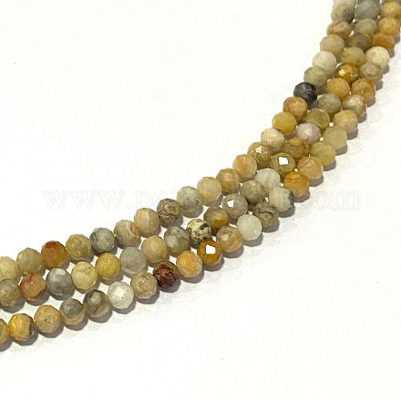 Natural Crazy Agate Beads Strands G-A129-2mm-17-1