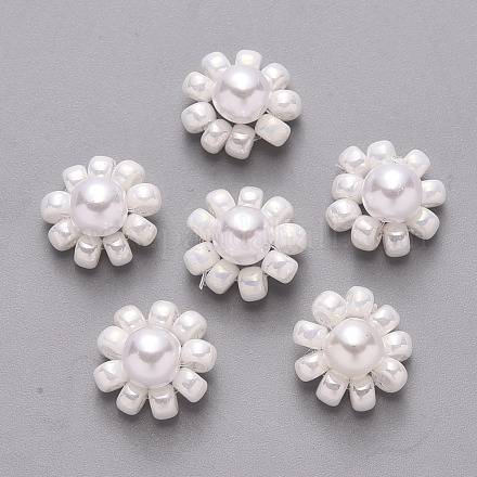 Ciondoli di perle di vetro FIND-R086-05J-1
