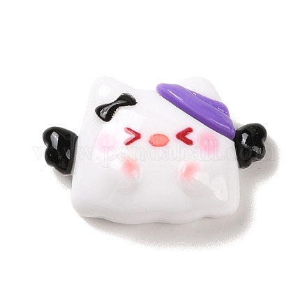 Кабошоны из непрозрачной смолы для Хэллоуина CRES-R201-02F-1