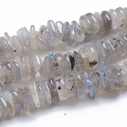 Chapelets de perles en labradorite naturelle  X-G-G841-B02-1