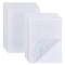 AHANDMAKER 12 Sheets Transparent Holographic Laminate Sheets, 2 Types Colorful Holographic Sticker Paper Waterproof Transparent Overlay Lamination Sticker for DIY Crafts, 21x30cm/8x11inch