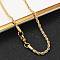 304 Stainless Steel Rope Chain Necklaces, with Lobster Claw Clasps, Golden, 23.7 inch(60.1cm), 3mm