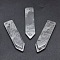 Natural Quartz Crystal Cabochons, Sword, 51.5~54x12.5~14x5~6mm