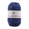 Polyester Yarn for Sweater Hat, for Knitting Crochet Supplies, Dark Slate Blue, 2mm, about 94.05 Yards(86m)/Skein