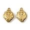 304 Stainless Steel Pendants. Strawberry Charm, Real 18K Gold Plated, 15.5x11x4mm, Hole: 1mm