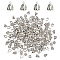 Tibetan Style Zinc Alloy Tube Bails, Loop Bails, Scarf Bail Beads, Lead Free & Cadmium Free, Antique Silver, 13.5x8x8.5mm, Hole: 2mm, Inner Diameter: 6mm, about 196pcs/box