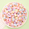 Opaque Resin Decoden Cabochons, Mixed Color, Toast, Food, 13x10x6mm