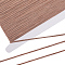Polyester Elastic Cords, for DIY Accessories, Flat, Dark Salmon, 3mm