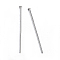 Non-Tarnish 304 Stainless Steel Flat Head Pins, Stainless Steel Color, 35x0.6mm, 22 Gauge, Head: 1.4mm