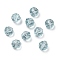 Glass K9 Glass, Imitation Austrian Crystal Beads, Faceted, Round, Light Sky Blue, 10x9mm, Hole: 1mm
