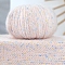 Wool Fibre Yarn, for Sweater Hat Socks Baby Blankets, Pearl Pink, 3mm