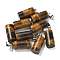 Natural Tiger Eye Pendants, with 201 Stainless Steel Finding, Column, 25x10mm, Hole: 4x7mm