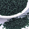 MIYUKI Round Rocailles Beads, Japanese Seed Beads, 11/0, (RR156F) Matte Transparent Dark Emerald, 2x1.3mm, Hole: 0.8mm, about 5500pcs/50g