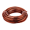 Round Aluminum Wire, for DIY Jewelry Making, Sienna, 4 Gauge, 5mm, about 32.8 Feet(10m)/500g, 500g/roll, 1roll