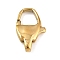 316 Stainless Steel Lobster Claw Clasps, Golden, 18x12x4.5mm, Hole: 3x1.8mm