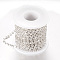Iron Rhinestone Strass Chains, with Spool, Rhinestone Cup Chains, Crystal, 2mm, about 10yards/roll