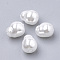 Eco-Friendly Plastic Imitation Pearl Beads, High Luster, Grade A, White, 7.5x6mm, Hole: 1.2mm