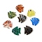 Handmade Lampwork Beads, Fish, Mixed Color, 22.5~23x20~21.5x7.5~8.5mm, Hole: 1.6mm