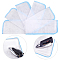 Polyester Heat Resistant Ironing Mat, Cloth Protective Insulation Pad, Deep Sky Blue, 890x408x0.5mm