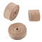 3 Rolls 3 Styles Burlap Ribbon, Hessian Ribbon, Jute Ribbon, BurlyWood, 1roll/style