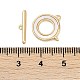 Застежки-тогглы из латуни и ракушек KK-K391-10G-4