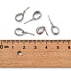 Latón taza perla clavija fianzas pin colgantes KK-M156-02P-NR-4