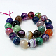 Natural Agate Beads Strands G-H1593-10mm-6-2
