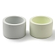 Fingerinspire 2pcs 2 couleurs tasses de bougie en ciment AJEW-FG0001-93B-1
