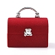 Bolso de señora con joyeros de terciopelo en forma de oso VBOX-L002-E02-1