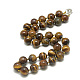 Natural Tiger Eye Beaded Necklaces NJEW-S405-12-1
