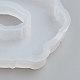 シリコンカップマット金型  レジン型  UVレジン用  エポキシ樹脂ジュエリー作り  ナゲット  ホワイト  86x105x12mm  インナーサイズ：70x96mm DIY-G017-A15-3