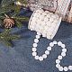 Chapelets guirlande de garniture perles en ABS plastique imitation perle AJEW-WH0096-02-5