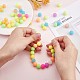 120Pcs Silicone Beads 12mm Fluorescent Silicone Beads for Keychain Making JX328A-4