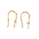 Латунные крючки для сережек KK-H083-03G-1