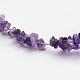 Natural Amethyst Chips Necklaces NJEW-JN01795-04-2