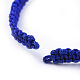Création de bracelets de corde en nylon tressée AJEW-M001-04-4