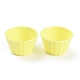 Мини-пластиковая чашка для яичного пирога с имитацией яиц DJEW-C005-02F-1