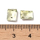 Cabujones de cristal de rhinestone RGLA-P037-12B-D337-3
