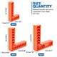 Engineering Kunststoff Positionierungsquadrate rechtwinklige Klemmen TOOL-WH0130-24-2