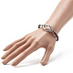 Braided Imitation Cowhide Leather Cord Bracelets for Couple BJEW-JB06443-25