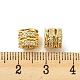 Brass Micro Pave Cubic Zirconia European Beads KK-H452-09G-3