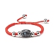 Bracelet cordon de perles de labradorite naturelle pour elle BJEW-JB07045-04-1