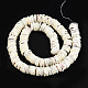 Brins de perles de coquillages naturels de troca SSHEL-N034-163B-2