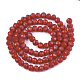 Opaque Solid Color Faceted Glass Beads Strands X-EGLA-J047-6x4mm-06-2