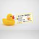 CREATCABIN 50Pcs You've Been Ducked Cards Duck Tags Card Ducking Game DIY Jeep Duck Card with Hole and Twine for Rubber Ducks Jeeps Car Decor 3.5 x 2 Inch-You Quack A Smile（Sun AJEW-CN0001-37E-6