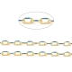 Звенья цепи из золотой латуни ручной работы CHC-M021-66B-07-2