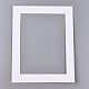 カード紙ピクチャーマット  長方形  ホワイト  25.2x20.5x0.15cm DIY-WH0157-75B-2