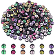SUPERFINDINGS 300Pcs 6 Colors Handmade Polymer Clay Beads CLAY-FH0001-18-1
